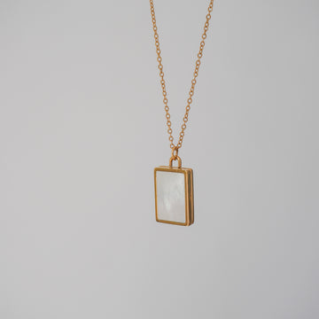 Moonstone Locket Necklace
